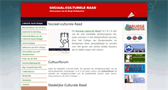 Desktop Screenshot of cultureleraad.brugseverenigingen.be