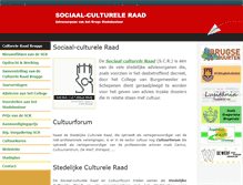 Tablet Screenshot of cultureleraad.brugseverenigingen.be