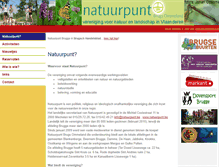 Tablet Screenshot of natuurpunt.brugseverenigingen.be