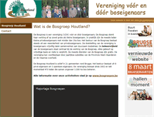 Tablet Screenshot of bosgroephoutland.brugseverenigingen.be